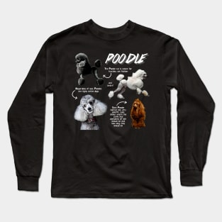 Poodle Fun Facts Long Sleeve T-Shirt